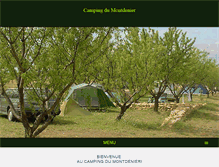 Tablet Screenshot of camping-verdon-moustiers.com